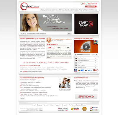 CompleteCase website design