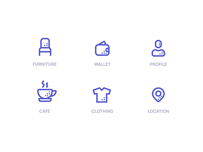 Iconography Business Management app art clean design flat icon iconography illustration layout minimal minimalistic type typography web website