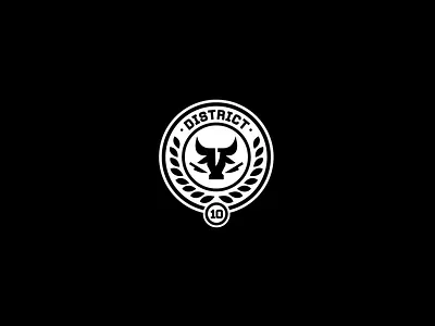 The Hunger Games - District 10 Emblem agriculture badge design badge icon branding design emblem design hunger games icon illustration illustrator logo typography ui ux vector