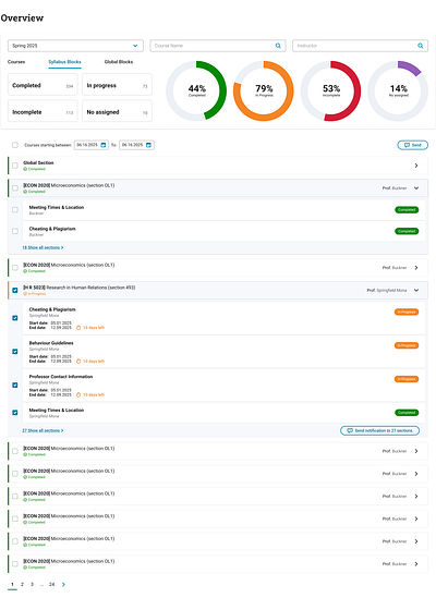 Syllabus Tool interface app branding design graphic design landing page typography ui ux website design