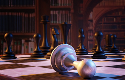 chessset 3d 3d artist chess piece design model