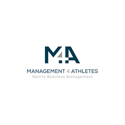 Management 4 Athletes Logo business minimalist modern monogram simple sport