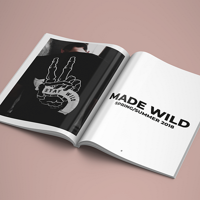 Made Wild Lookbook design fashion layout layoutdesign lookbook magazine magazine design print print design typography