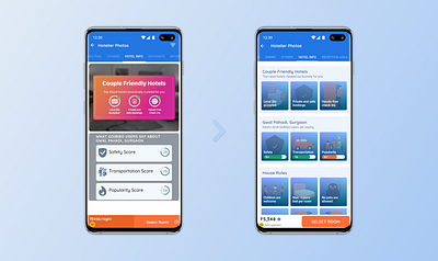 Redesigned - Crowdsourced insights on GoIbibo travel app app design live redesign travel ux