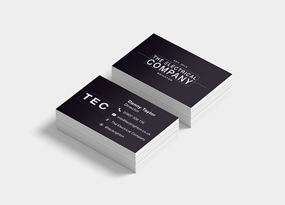 TEC Branding brand design branding business card design business cards design graphic design logo logo design