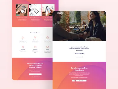 Let's Day Out - Website animation app appstore design gradient illustration mobile app typography ui ui design ux video web design webdesign website www