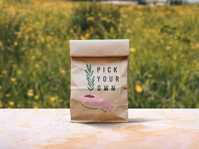 Blackberry Farm PYO bag design brand design branding design graphic design logo logo design packaging packaging design print print design sustainability sustainable