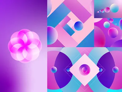 Moving Gradients 2d animation color color palette colorful design flat geometric geometric design illustration illustration design motion motion desing