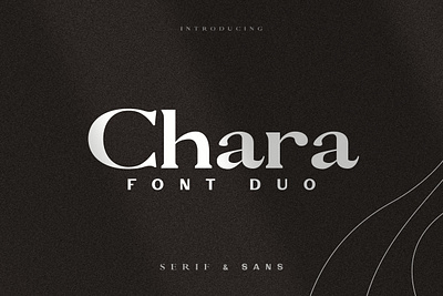 Chara - Sans Serif & Serif Duo bold fonts classic fonts design fashion feminine fonts font font duo lettering logo retro fonts sans serif sans serif font sans serif fonts sans serif typeface serif duo serif font simple typeface typography vintage fonts