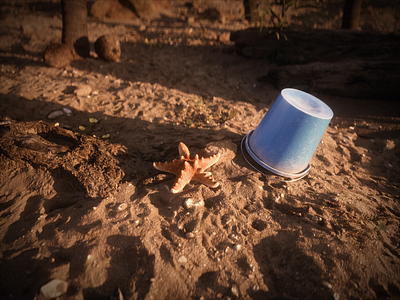 Coconut Beach 3d beach c4d greyscalegorilla hdri landscape lighting modeling octane photorealism quixel sand shaders