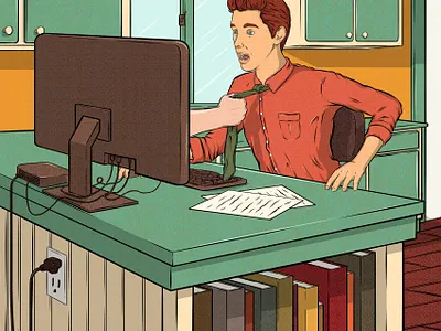 Remote Control adobe illustrator adobe photoshop comedy design humorous illustration illustration procreate