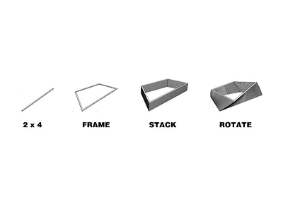 "Twist" Planters conceptual design design process visual representation