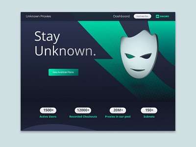 Unknown Proxies Website ui user interface web webdesign website