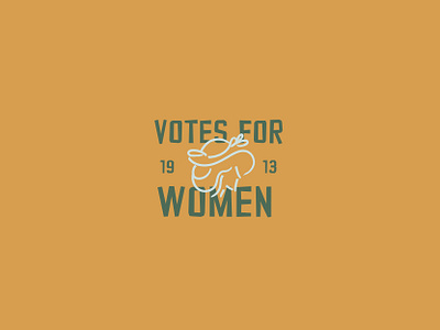 Iconic Protests | Women's Suffrage 👱‍♀️ 2d adobe illustrator change daily design female font icon illustration minimal movement revolution rights sticker suffrage typography typography poster vote women women empowerment