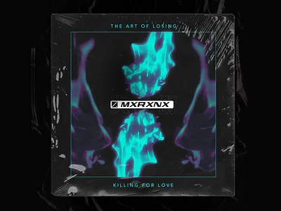 The art of losing animation burn collage color creative digital graphic music neon photoshop print print design record rose vinyl vinyl art vinyl cover