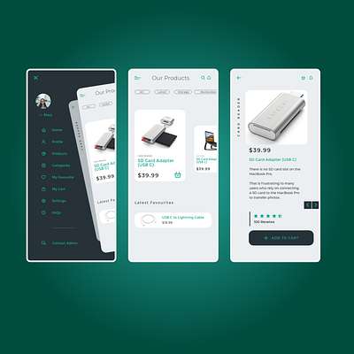 Mobile Products Layout concept mobile mobile app design mobile ui