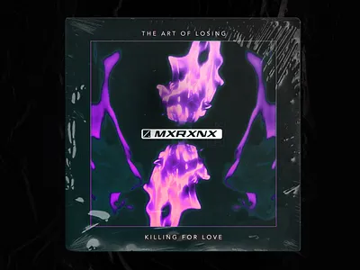 The art of losing 03 art burn cd collage design disc graphic media music print purple vinyl