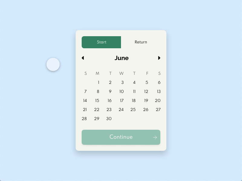 Daily UI 080 - Datepicker 6foot4 branding dailyui design digital illustration ui ux uxdesign vector xd