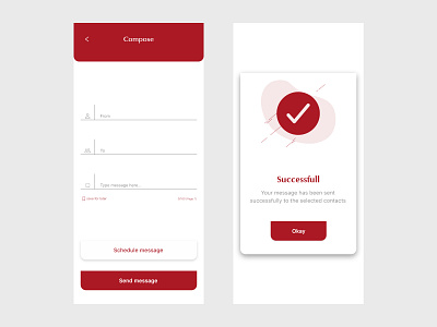 SMS marketing app app dailyui design ui uiuxdesign uiuxdesigner ux