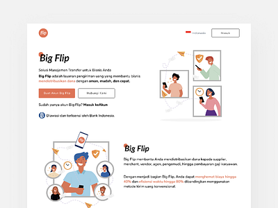 Fintech Landing Page character fintech illustration illustration ui landing page design landing page ui ui uidesign uiux