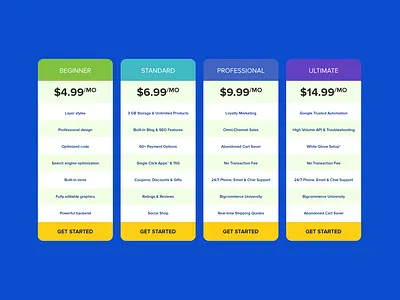 1920x1080 pricing tables app branding design logo photoshop ux vector web website