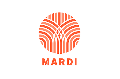 Mardi Logo bangkok decor furniture logo mardi orange pattern thailand weave woven