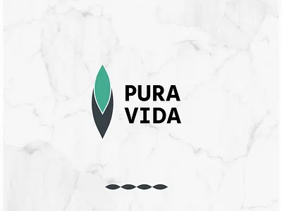 Pura Vida | Logo design branding canabis cannabis cannabis design cannabis logo green green logo healthy logo logo design logotype natural