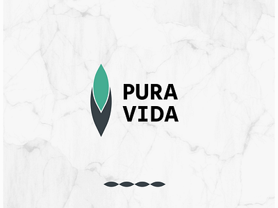 Pura Vida | Logo design branding canabis cannabis cannabis design cannabis logo green green logo healthy logo logo design logotype natural