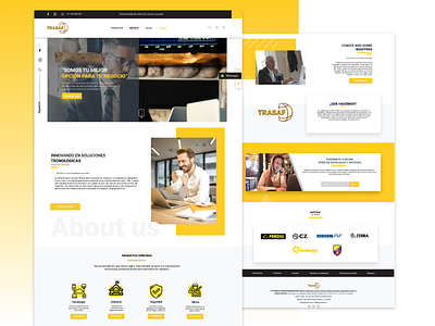 BUSSINES LANDING PAGE app ui ux
