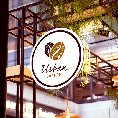 Urban Coffee Logo Design brand identity coffee coffee cup design graphicdesign logo logo mockup logo work logodesign logos logotype