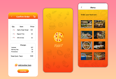 Classic Food Delivery App Design app design ios ui ui ux design ui design ui kit ui ux userinterface ux