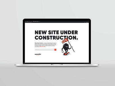 MDC Landing landing page monster under construction web design