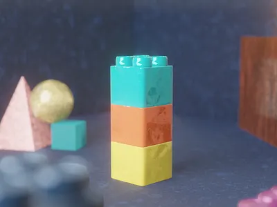 LEGO 3d animation color creative design digitalart gif motion motion graphic poster