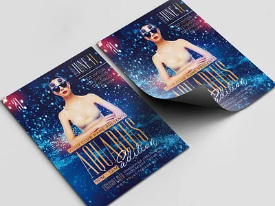 Aquarius Edition A4 Flyer PSD Template aquarius edition flyer aquarius flyer design aquarius party flyer club flyer design club night club party flyer club poster dj battle dj flyer party flyer design zodiac flyer zodiac party flyer zodiac poster