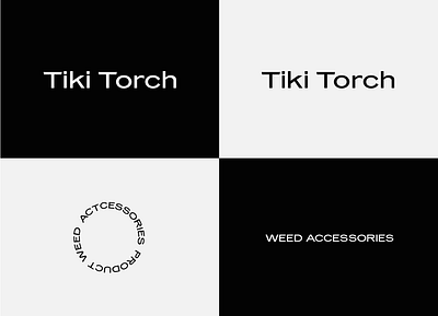 tiki torch cannabis logo