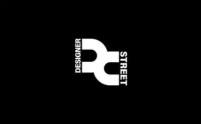 DesignerStreetDC black black white branding clean clothing clothing brand clothing company clothing label design flat icon illustrator lettering logo minimal modern streetwear vector