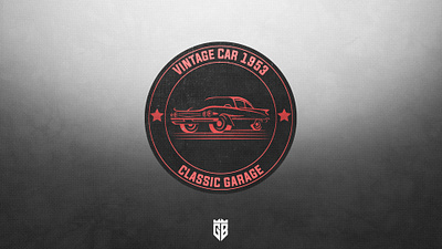 Logo Vintage car 1953