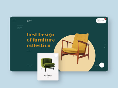 Furniture Shop ui ux web