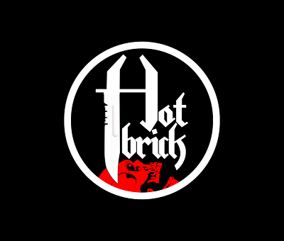 HOT BRICK acab bands hot brick icons illustration logo logo design police state police terror vector