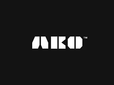 AKO Construction anagram brand branding design illustration logo logotipe peru