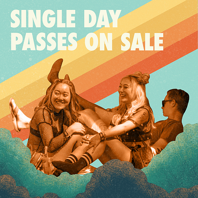 Single Day Passes Story firefly firefly music festival futura illustration music festival people rainbow single day passes socialmedia trees woodlands woods