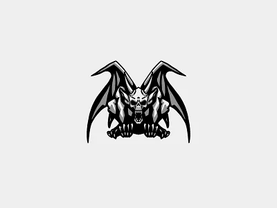 Gargoyle Numéro Deux design gargoyle illustration logo paris sketch