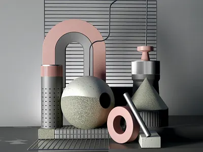 Another rebound of Peter Tarka cinema4d modeling