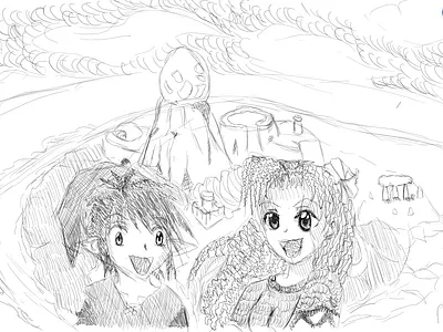 ejercicio trama 1 anime girl illustration nintendo zelda