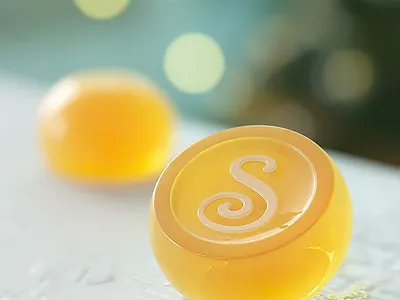 Realistic render of candy app branding candy creative design industrial packaging product design render ui ux