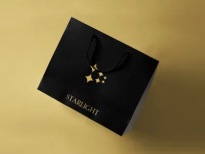 Shopping Bag for Starlight branding design designer graphicdesign illustration logo minimal typography
