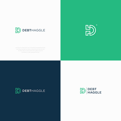 DH LOGO app branding design icon illustration logo minimal typography ui ux vector