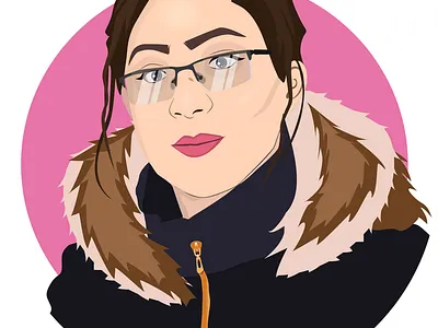 Vector Portrait cartoonart illustration