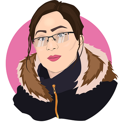 Vector Portrait cartoonart illustration