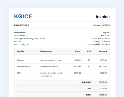 Invoice Html Template bootstrap template design html html template invoice invoice design invoice template invoices invoicing responsive template